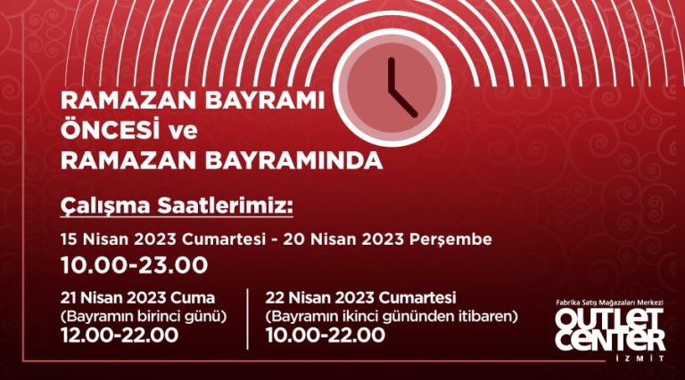 Oci Ramazan Calisma Saatleri 2023