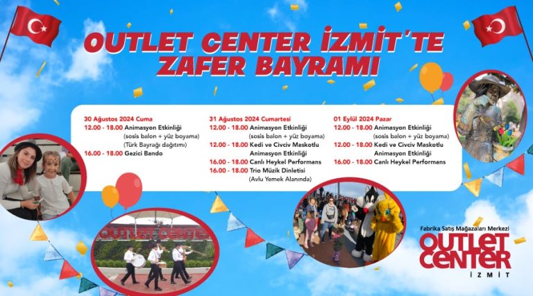 Outlet Center Izmit Zafer Bayrami 2024