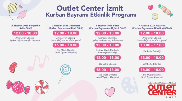Oci krban bayrami etkinlikler 2025