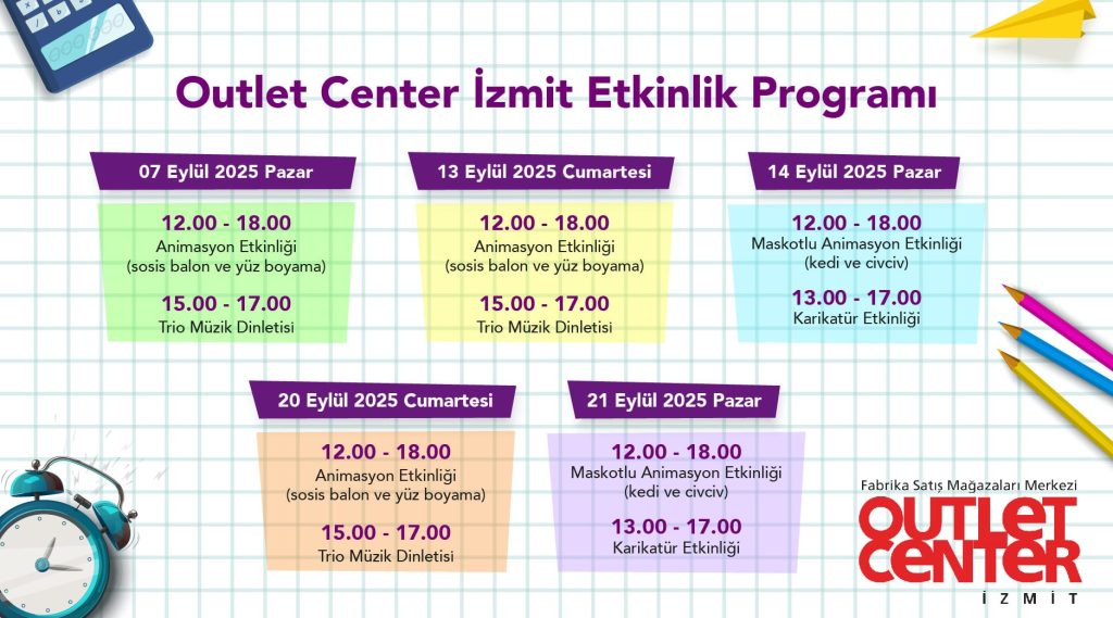 Oci okullar açılıyor 2025