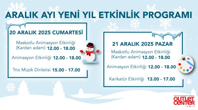 Oci aralik etkinlikleri web